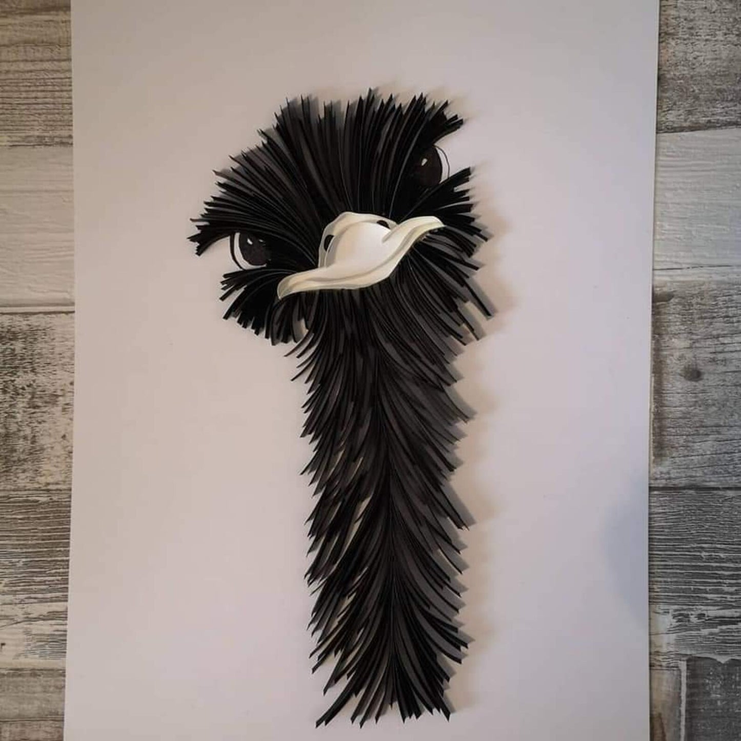 Bespoke Paper Ostrich