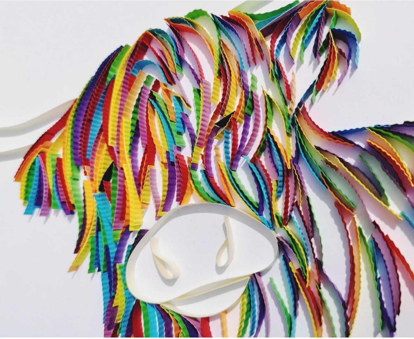 Charming Highland Cow Paper Quilling Art