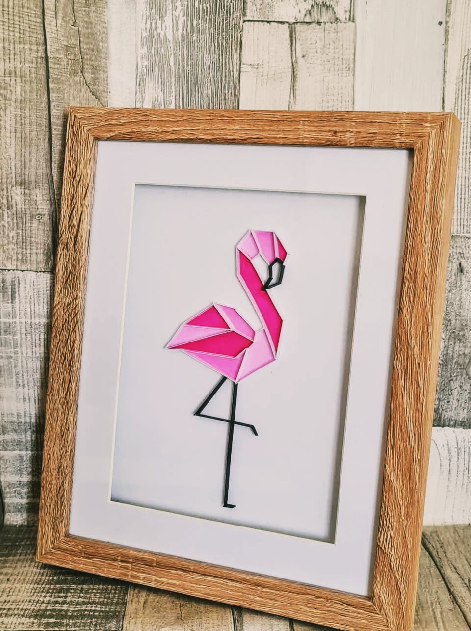 Handcrafted Quilled Art: Geometric Design