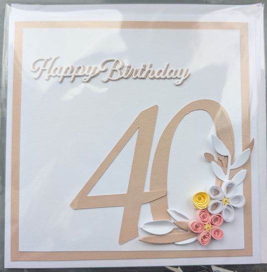 Quilled Greeting Card