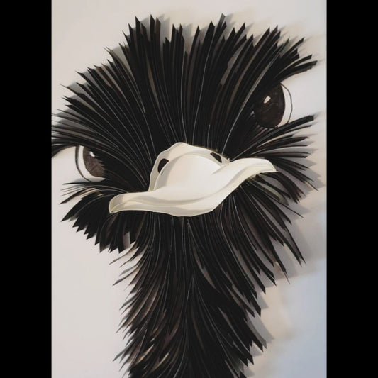 Bespoke Paper Ostrich