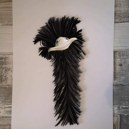 Bespoke Paper Ostrich