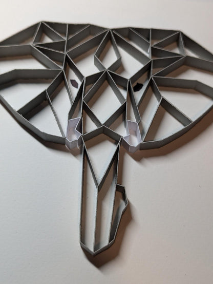 Handcrafted Quilled Art: Geometric Design